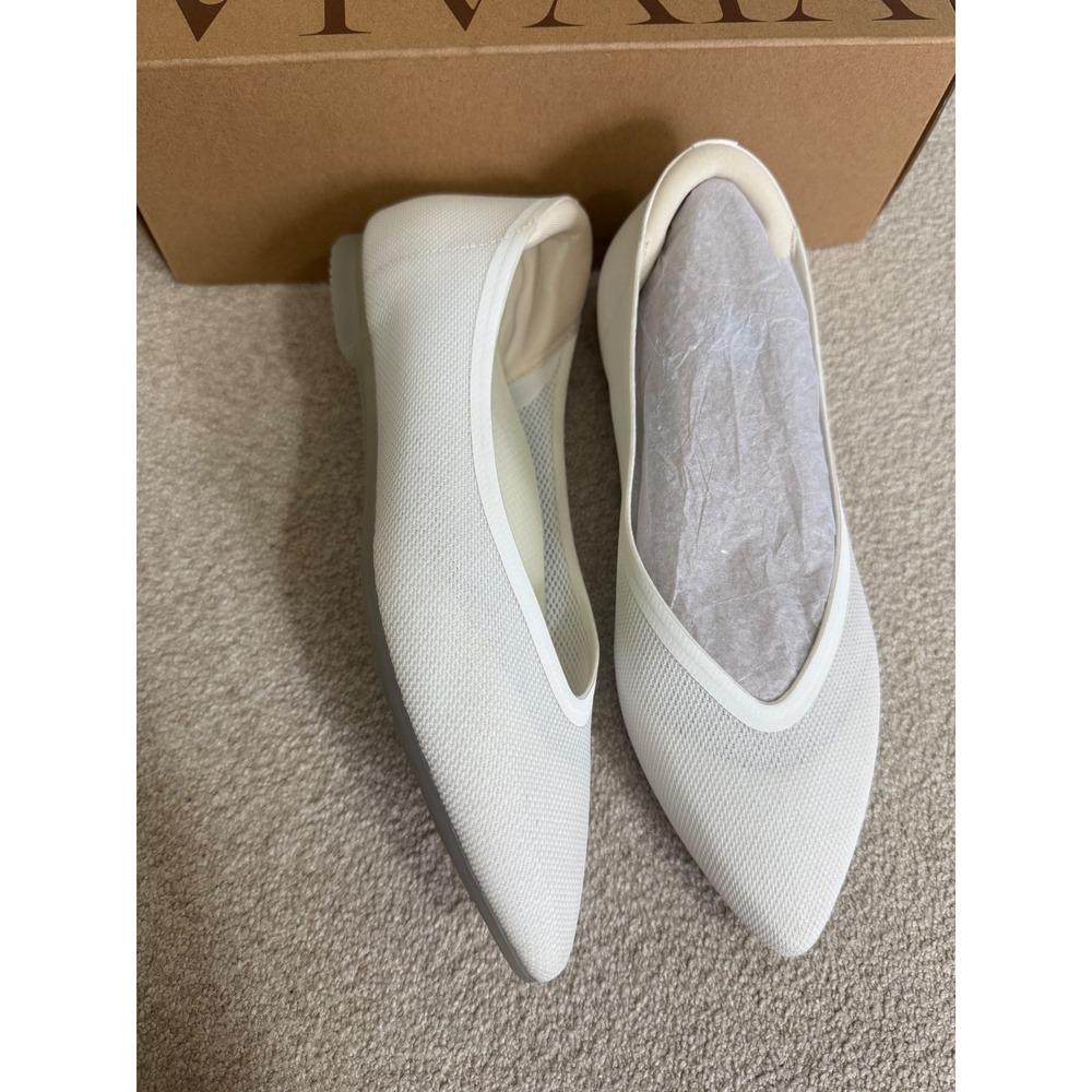 VIVAIA Flat Pro Pointed Toe Dual Cushion EcoStitch Flats Women's Shoes NIB 6.5 - Picture 7 of 11